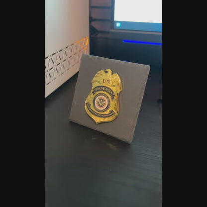 Special agent police badge Desk Decor,Law Enforcement Award & Recognition Collectible gifts retirement memorial