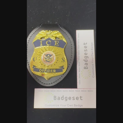 Replik des US ICE-Offiziersabzeichens, Filmrequisiten