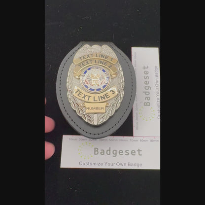 Customizable Badge BA08