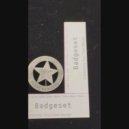 US Texas Rangers Sergeant Badge Replik, Filmrequisiten