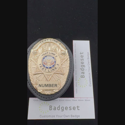 Customizable Badge BA07